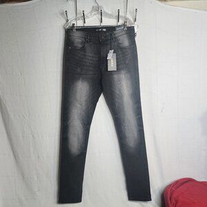 Legendary Status Brand Slim Fit Stretch Black Distressed Wash Jr. Jeans Size 20